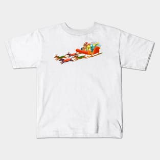 Dachshund open sleigh Kids T-Shirt